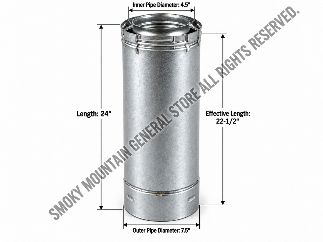 24" Lenght Section of Rigid Pipe