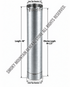 48" Length Section of Rigid Pipe