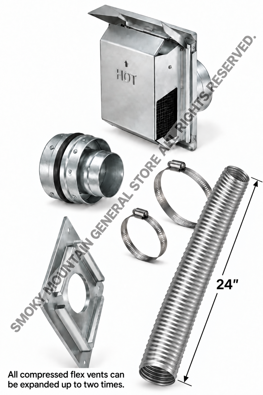 24" Flex Horizontal Termination Kit