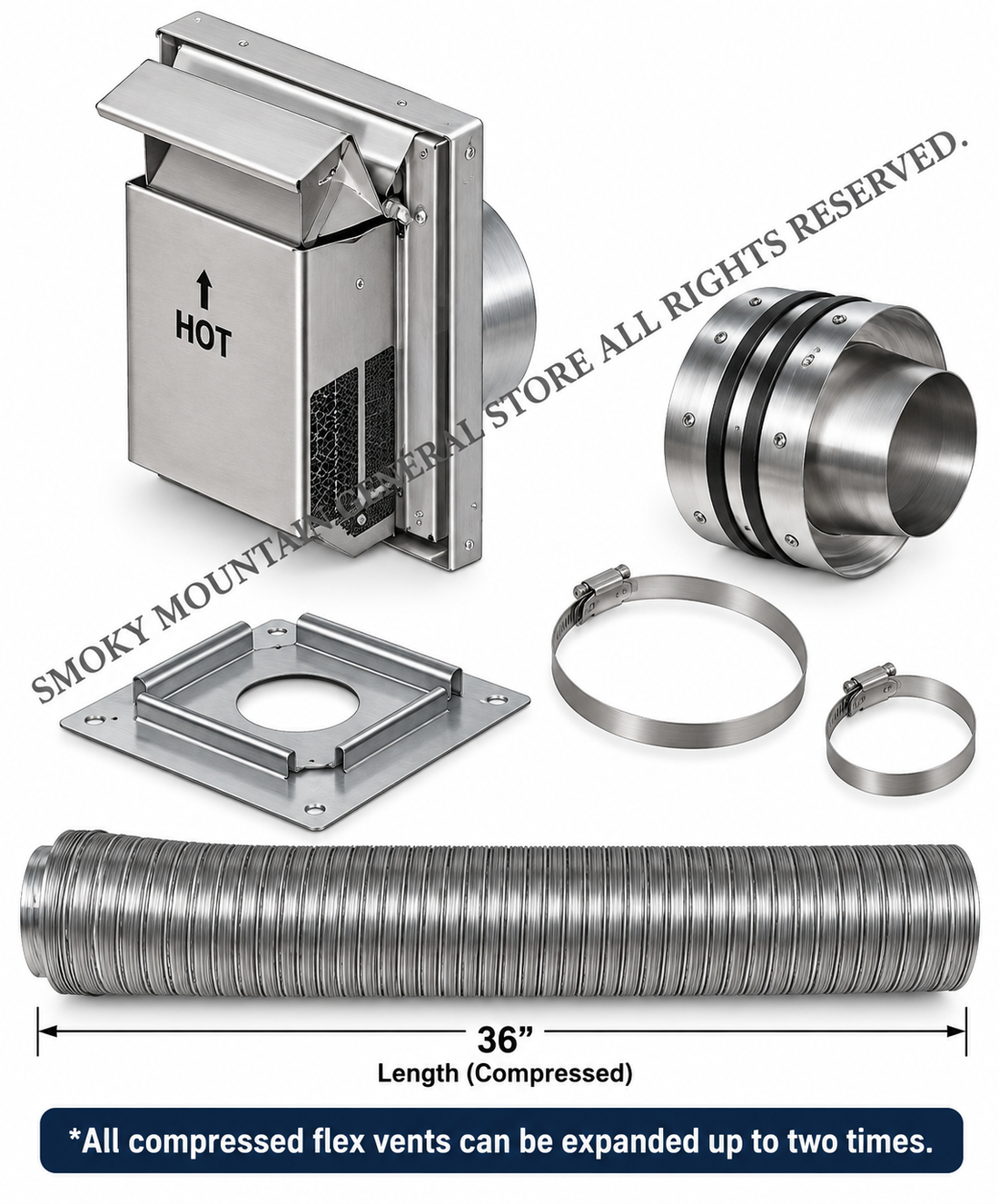 36" Flex Horizontal Termination Kit