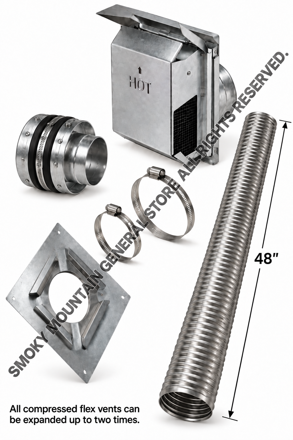 48" Flex Horizontal Termination Kit