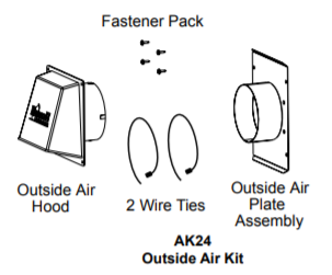 Outside Chimney Air Kit