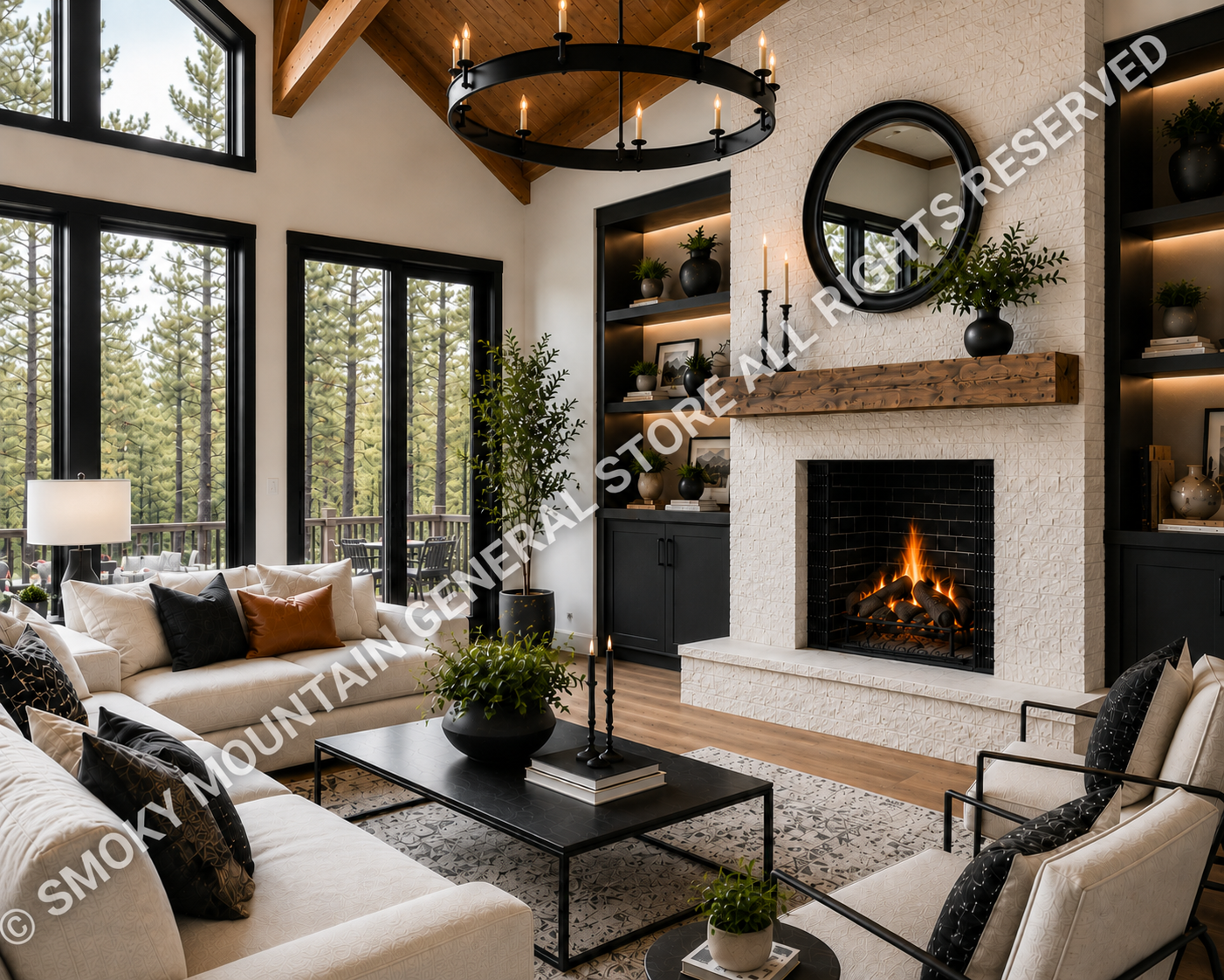 Radiant Ashland Wood burning fireplace by majestic