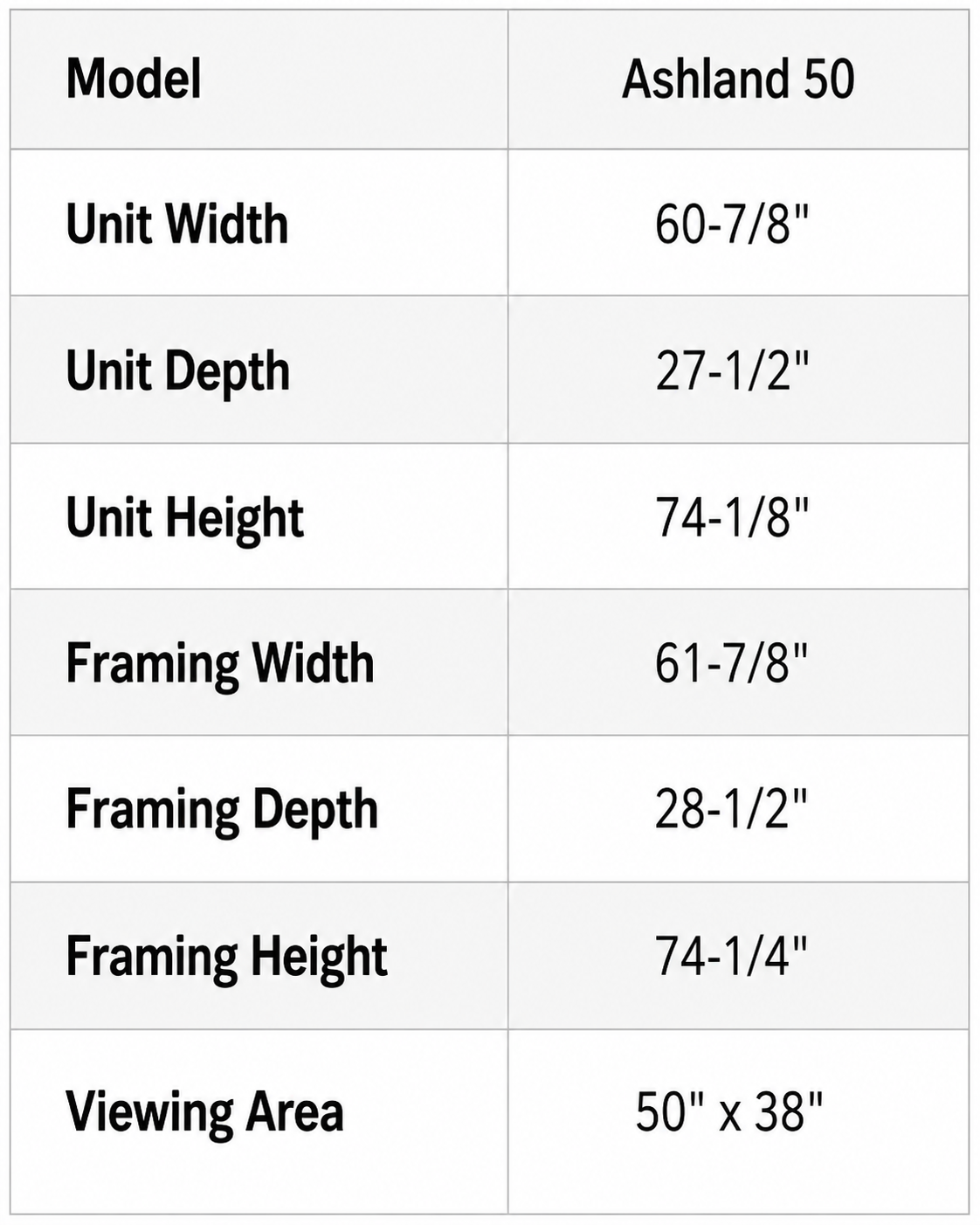 Majestic Ashland 50" Wood Burning Fireplace with 38" Opening | ASH50-B