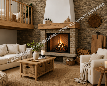 Majestic Ashland 36" Wood Burning Radiant Fireplace | ASH36 with 38" Opening