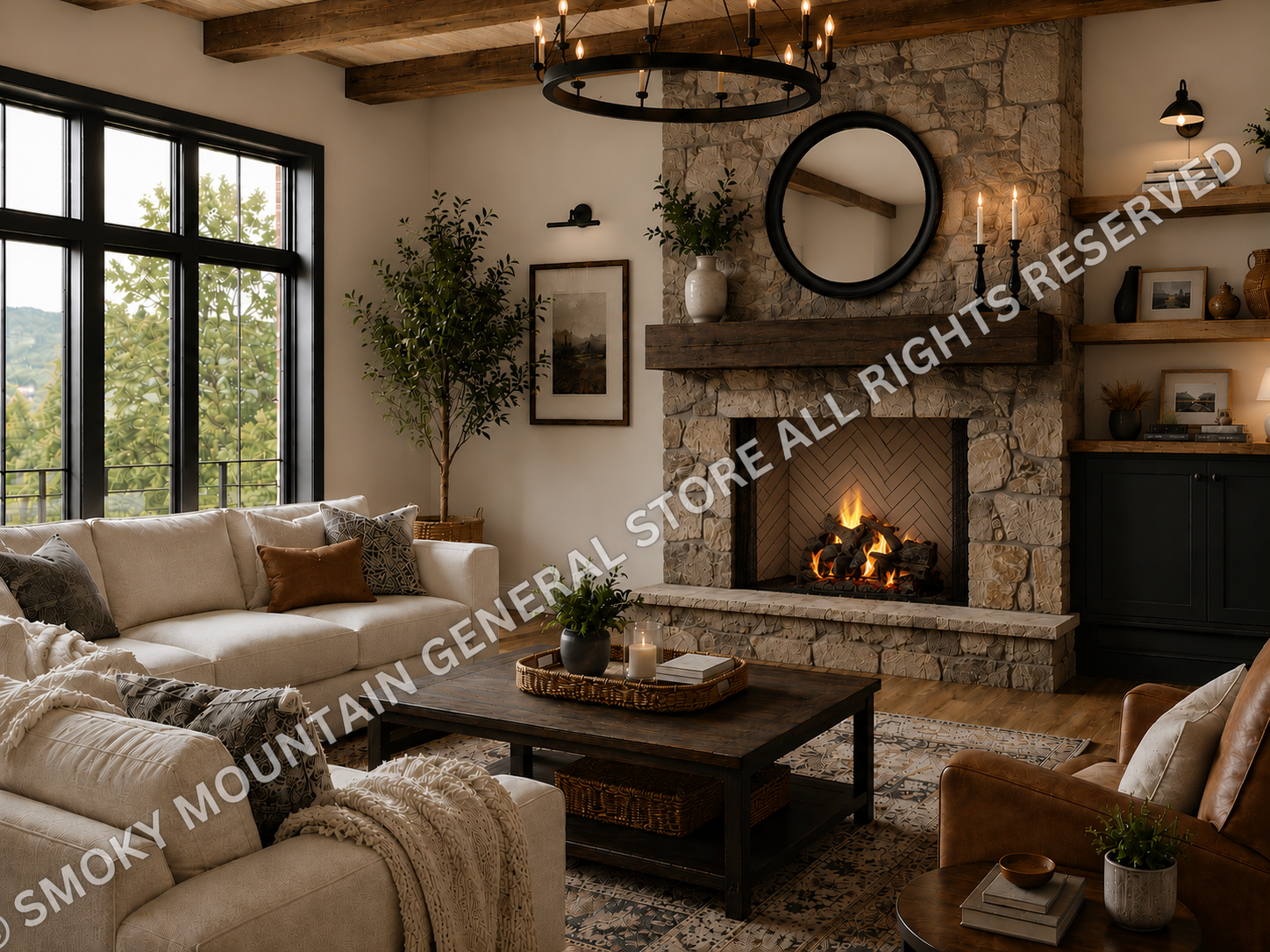Majestic Ashland 36" Wood Burning Radiant Fireplace | ASH36 with 38" Opening