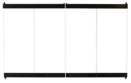 Bi Fold Glass Doors for Wood Burning Fireplaces