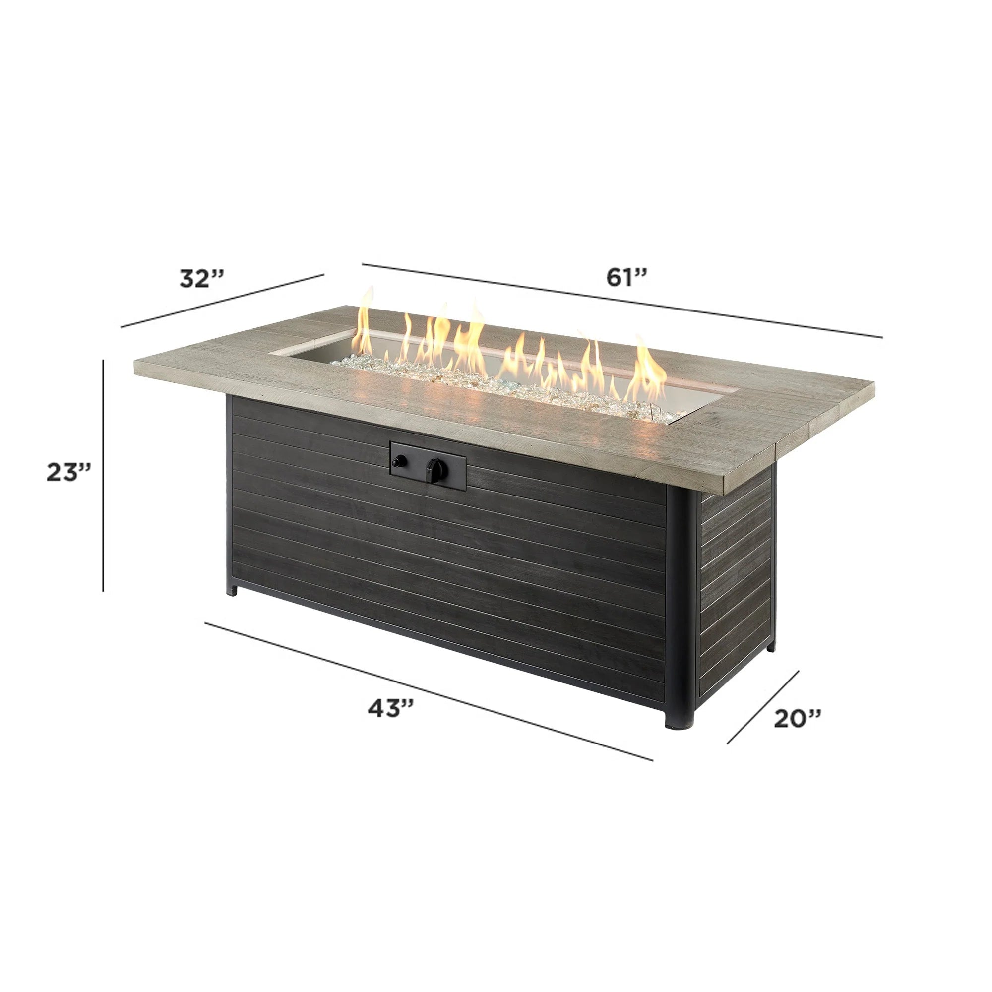 Cedar Ridge Table Dimensions