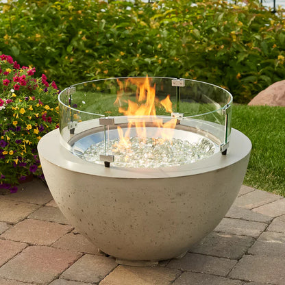 Round Gas Fire Pit Bowl The Cove 29&quot;