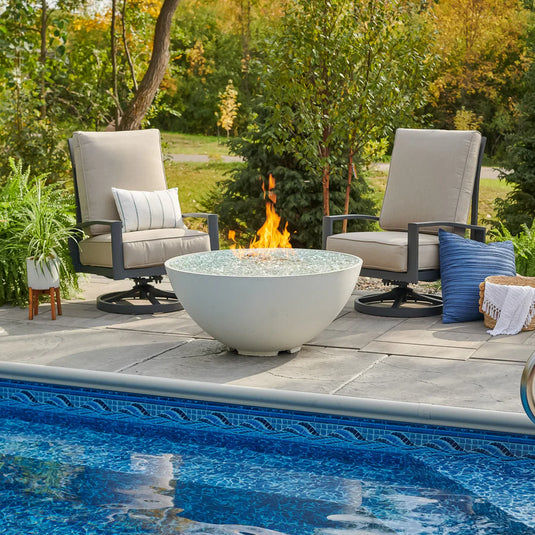 Round Gas Fire Pit The Cove 42