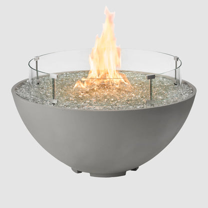 Round Gas Fire Pit Bowl The Cove 42&quot;