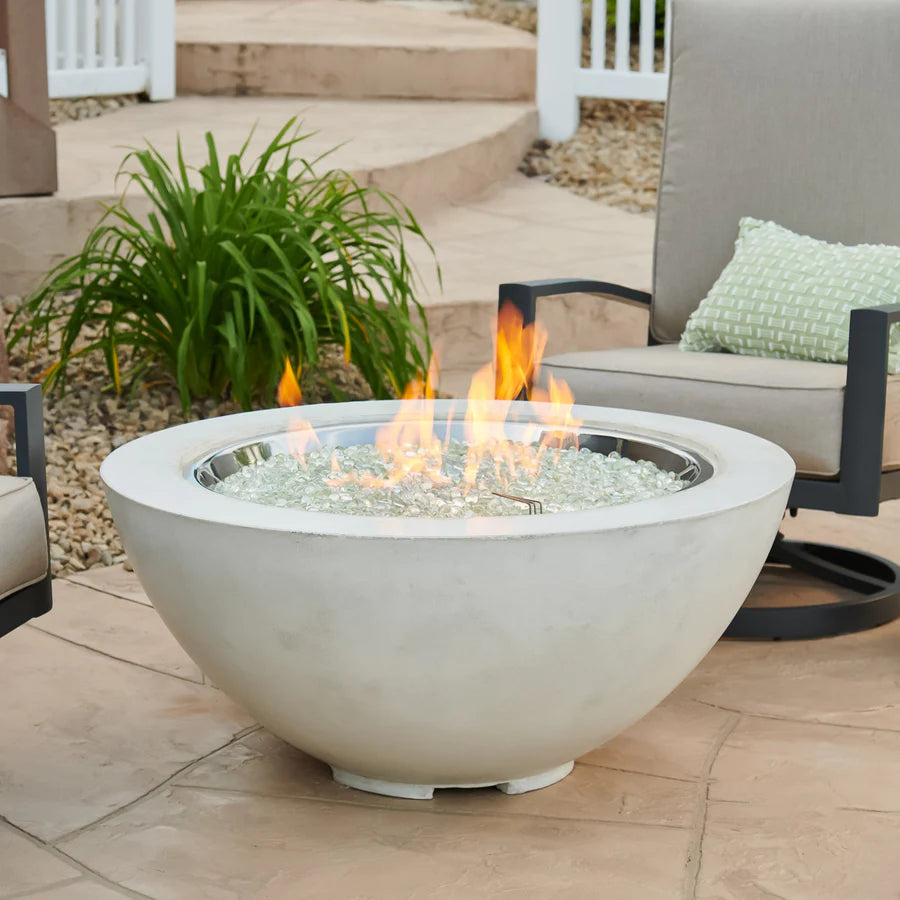 Round Gas Fire Pit Bowl The Cove 42&quot;