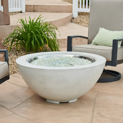 Round Gas Fire Pit Bowl The Cove 42&quot;