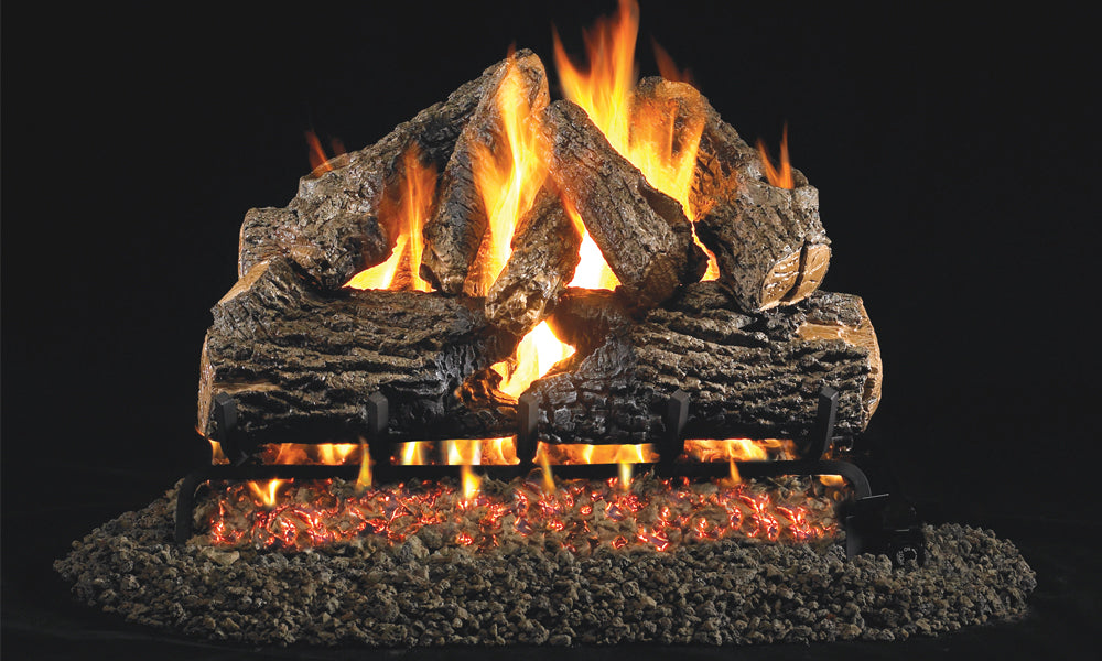 Charred Oak Vented Gas Logs 