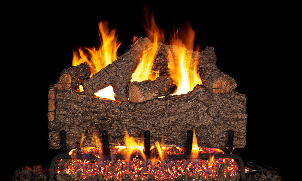 Chestnut Oak Gas Log Set