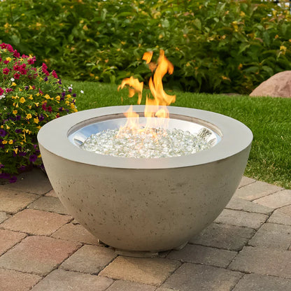 Round Gas Fire Pit Bowl The Cove 29&quot;