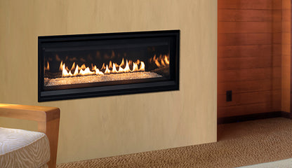 DRL3535 Linear Direct Vent Low Profile 35&quot; Fireplace with Blower Fan and Multi Function Remote