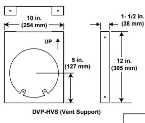 Horizontal Pipe Support Hearth Home Technologies Direct Vent Vent Support DVPHVS