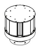 DVP-TVHW Vertical Direct Vent High Wind Termination Cap with Storm Collar Hearth Home Technologies Direct Vent Pipe