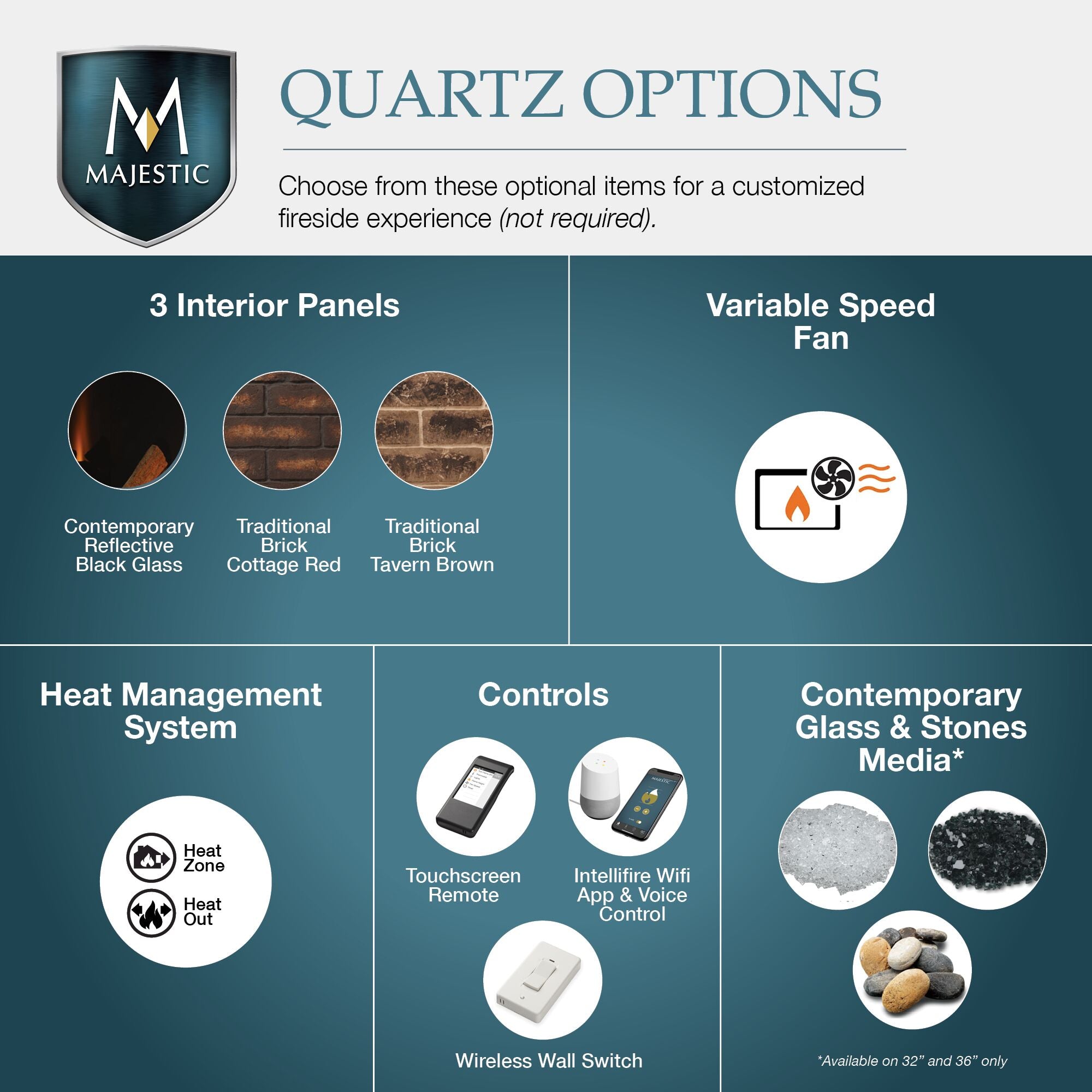 Majestic Quartz Options