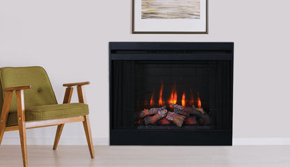 Electric Traditional 33&quot; Fireplace with Heater and Remote Control MPE33-3 F3960