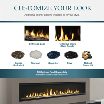 Interior Options for the Echelon II Fireplace
