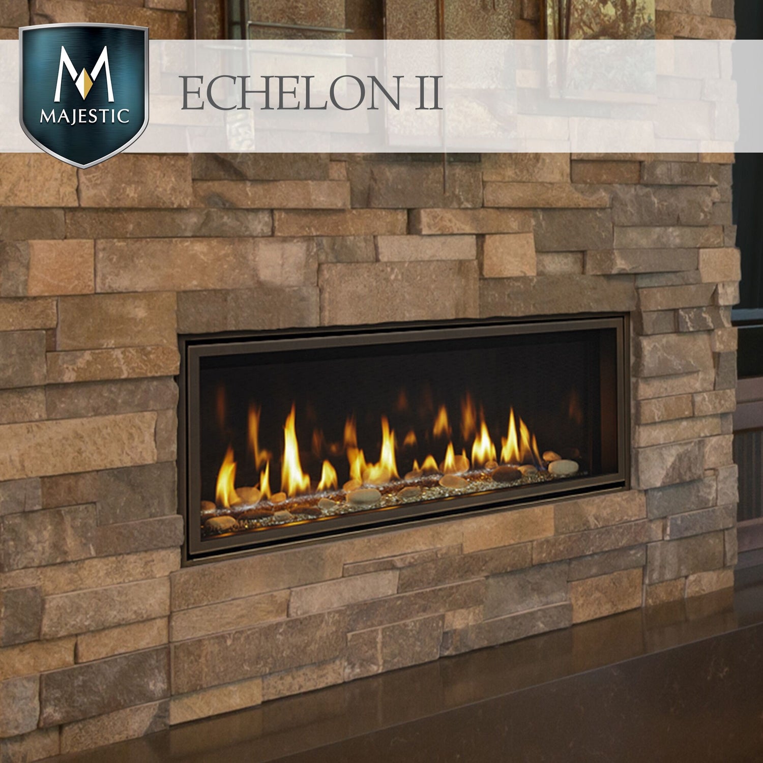 Echelon II 36&quot; Linear Fireplace