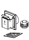 Rigid Horizontal Compact Termination Direct Vent Pipe SV4.5 Kit with 20" Shield