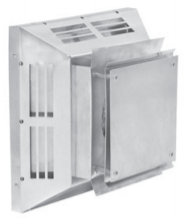 Horizontal Termination Cap Direct Vent Rigid 6" x 9" Pipe