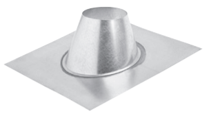 F4372 6DVLFF Flat Roof Flashing Direct Vent 6&quot; x 9&quot; Rigid Pipe