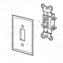 FWSK On/Off Wall Switch Kit 85L87