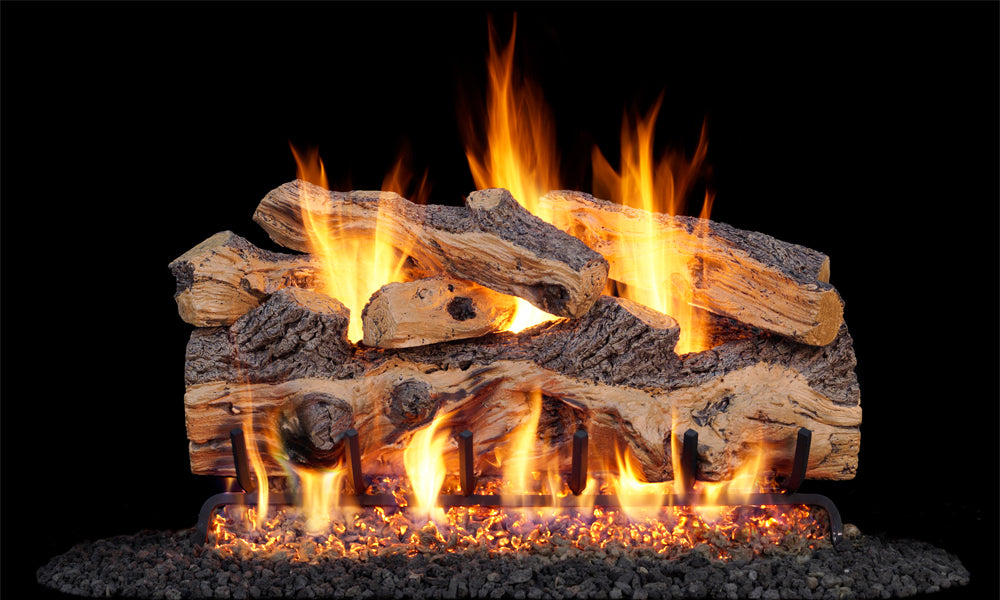 Gnarled Split Oak Vented Gas Log Set