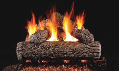 Golden Oak Vented Gas Log Set