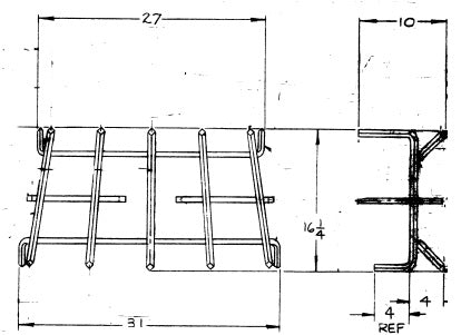 Grate for Colonial Superior and Lennox Fireplaces H6194 1024