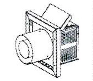 Direct Vent SV45HTSS 4.5/7.5 Horizontal Termination Small Square Secure Rigid Vent Pipe 94L10 SV45HTSS