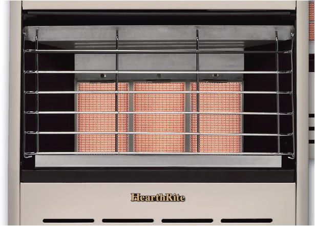 HearthRite Vent Free 15,000 Btu Manual Infrared Heater