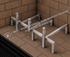 stainless steel grate for a wood burning outdoor fireplace