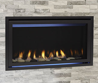 Linear Direct Vent 42&quot; Majestic Jade Gas Fireplace JADE42IN JADE42IL