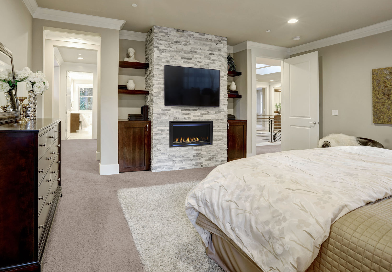 Linear Direct Vent 32&quot; Fireplace The Jade by Majestic JADE32