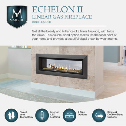 Double Sided See Thru Fireplace