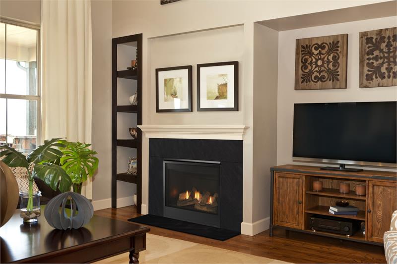 Mercury 32&quot; Direct Vent Compact Gas Log Fireplace