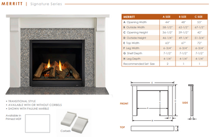 Merritt Signature Series Mantel 