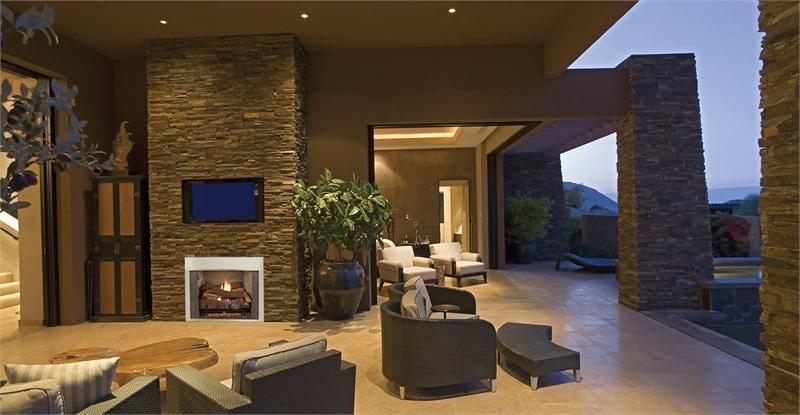 Outdoor Stainless Steel Vent-Free Fireplace Systems 42&quot; VRE3042 by Superior