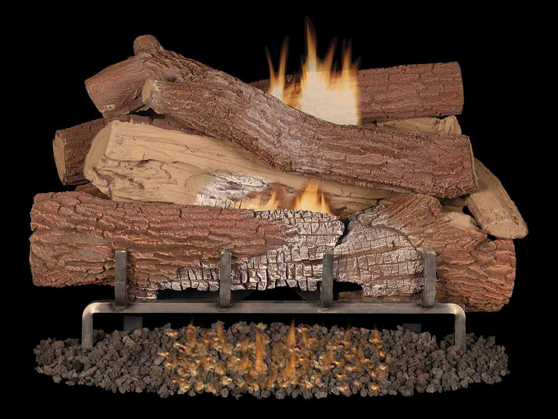 Outdoor Giant Timbers Gas Log Set