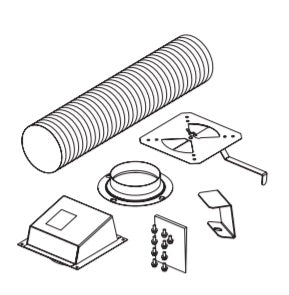 Outside Air Gate and Duct Kit H3991 OAK-UVRFC