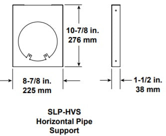 SLP-HVS Horizontal Pipe Support Hearth Home Technologies Direct Vent Pipe