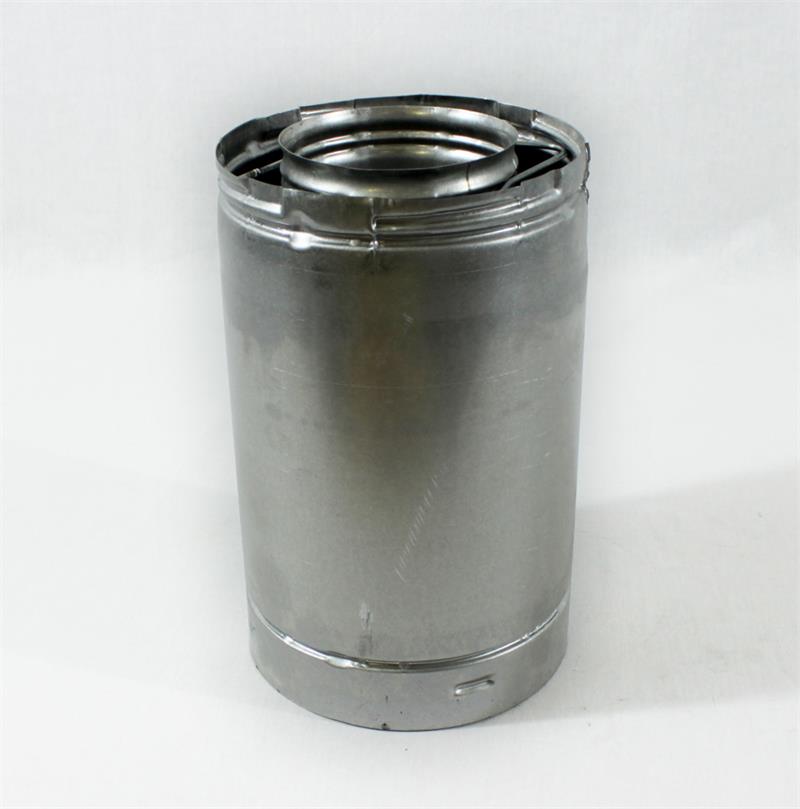 Direct Vent 4.5 / 7.5 12" Rigid Section of Secure Vent Pipe
