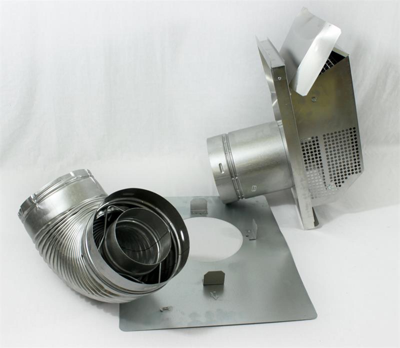 H8914 Direct Vent 4.5/7.5 Horizontal Termination Kit HT2 includes 90 Degree Elbow H8914 SV45TK90HT2