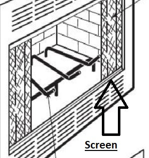 Screen For Majestic Fireplaces 26D0131 BR42 SRV26D0131