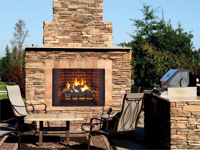 Outdoor Gas Log Set